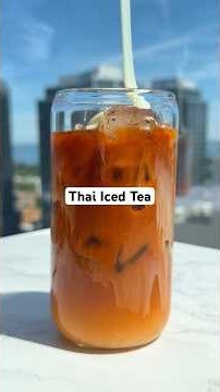 Thai iced tea is the best tea ever