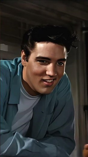 Elvis sings "Crawfish" from the Balcony with Kitty White | King Creole (1958) Colorized Remastered