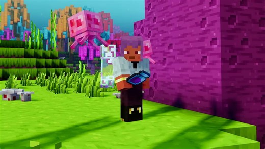 Minecraft x SpongeBob SquarePants - Official Biomes DLC trailer