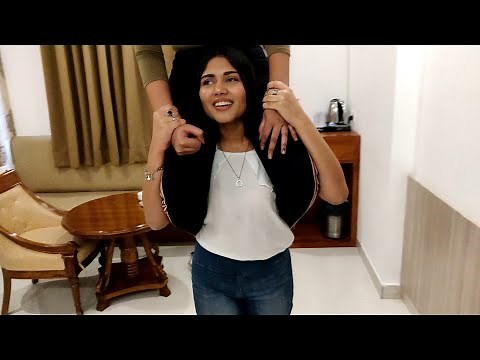Cute girls lift and carry fun