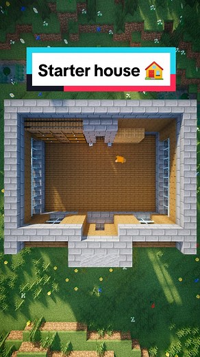 Build a Medium Difficulty Starter House in Minecraft