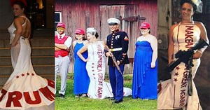 Couple throws "MAGA" wedding paying tribute to Trump
