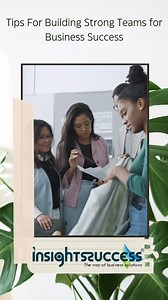𝐓𝐢𝐩𝐬 𝐅𝐨𝐫 𝐁𝐮𝐢𝐥𝐝𝐢𝐧𝐠 𝐒𝐭𝐫𝐨𝐧𝐠 𝐓𝐞𝐚𝐦𝐬 𝐟𝐨𝐫 𝐁𝐮𝐬𝐢𝐧𝐞𝐬𝐬 𝐒𝐮𝐜𝐜𝐞𝐬𝐬 🎯 Successful companies rely on effective teamwork to drive innovation, improve productivity, and achieve their goals. Building a high-performing team, however, takes time, effort, and a strategic approach. We’ll explore tips for building strong teams that will set your business on the path to success. #Businesssuccess #businesstips #teambuilding #successtips #success #businesssuccess | Insights Succe