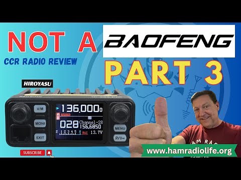 NOT A BAOFENG CCR Review Hiroyasu Part 3 - Software Programming