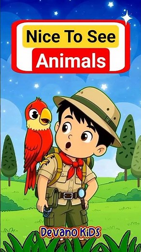 Nice To See You | Fun Animals Song for Kids | Lagu Anak Paud Tk Balita Edukasi Bahasa Inggris