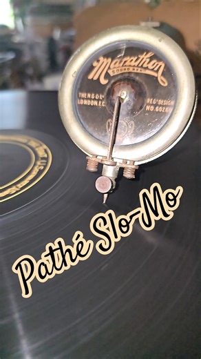 Pathé Slo-Mo Marathon Gramophone