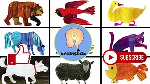 Brown bear song | Brown bear brown bear what do you see?#ericcarle #brownbearsong #brownbear #whatdoyousee