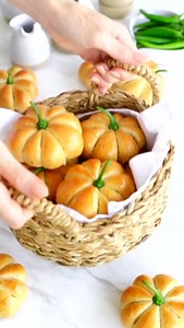 Mini Pumpkin Pizzas 🍕 Give Italian calzone a Halloween makeover with these adorably spooky ‘pumpkin’ pizzas, bursting with mozzarella and pepperoni. They’re mini, so make a great bite-sized treat for your Halloween party. Ingredients: • 3/4 cup milk • 3/4 cup water • 3/4 tbsp instant yeast • 1 tbsp sugar • 2 tbsp milk powder • 1/3 cup vegetable oil • 2 tbsp plain yoghurt (optional) • 2 tsp salt • 3 1/2 to 4 cups all purpose flour Method 1.Combine milk and water in a pan, warm it gently. 2.In a 