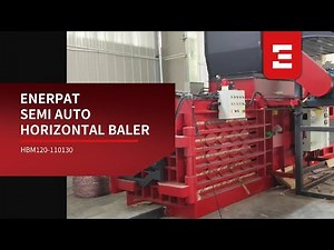 ENERPAT Semi-Auto Horizontal Baler !