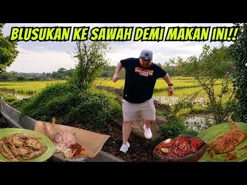 BLUSUKAN KE SAWAH DEMI MENIKMATI MAKANAN INI!!