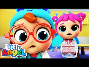 Pet Vet Checkup Song | Little Angel Job and Career Songs | Nursery Rhymes for Kids