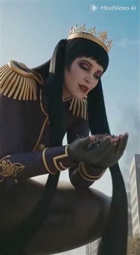 Giantess goddess destroy the city