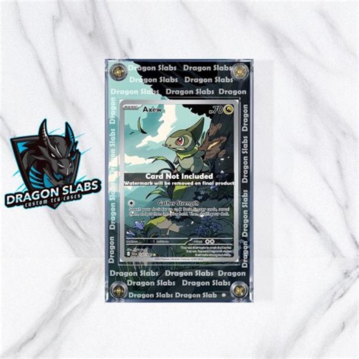 Pokemon Axew IR 145/086 Black Bolt Extended Artwork Case - Etsy