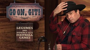 350K views · 3K reactions | Jimmy takes a moment to put some things out to pasture, like cone-shaped paper cups, in Go On, Git! | The Tonight Show Starring Jimmy Fallon | Facebook