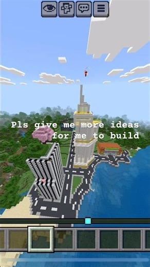 I built an supermarket and a hotel skyscraper in Minecraft Arwina part 3