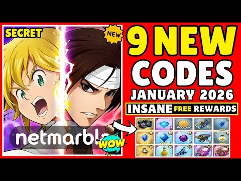 🎁8 January Codes🎁7DS Grand Cross Codes | Seven Deadly Sins: Grand Cross Coupon Code 2026 | 7DS Codes