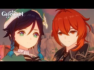 Venti & Diluc | Alchemical Ascension Walkthrough Gameplay Part 2 (Japanese Dub) | Genshin Impact