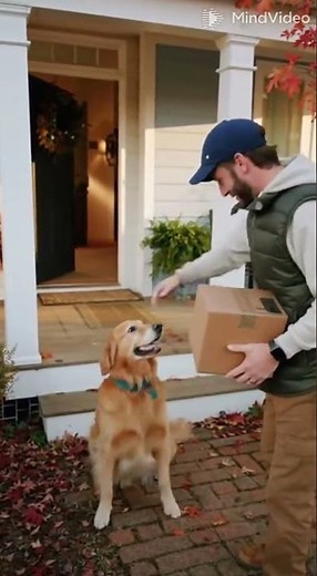 Dog Does Delivery Better Than Human