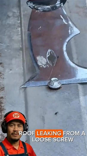 How to Fix a Leaking Roof Screw FAST (Easy DIY Hack!) #diy #lifehacks