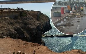 6 reports of coastal collapse following storm Helios last February