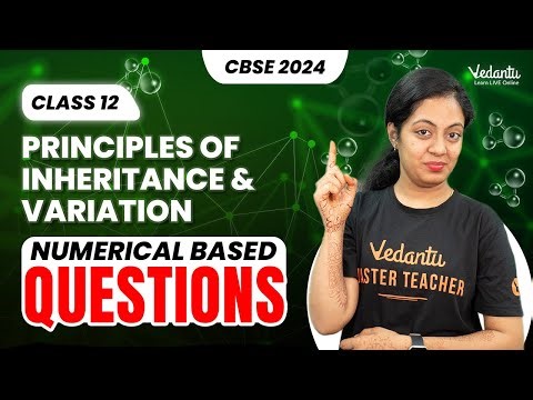 Principles of Inheritance & Variation | Numerical Based Questions | Class 12 | CBSE🔥 Nivetha Ma'am