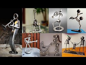 Scrap Metal Art-Scrap Metal Human Sculptures-Welding Projects For Beginners