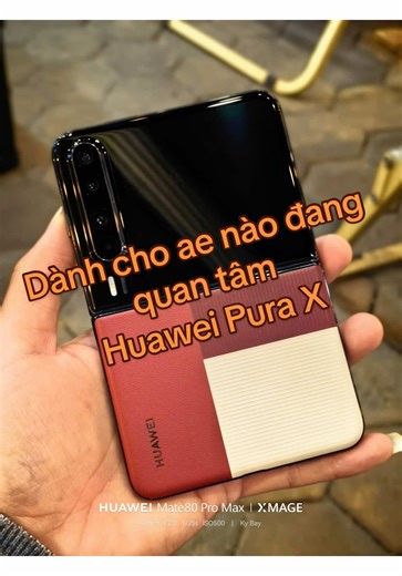 Huawei Pura X: Đầu tiên trên server gõ Telex
