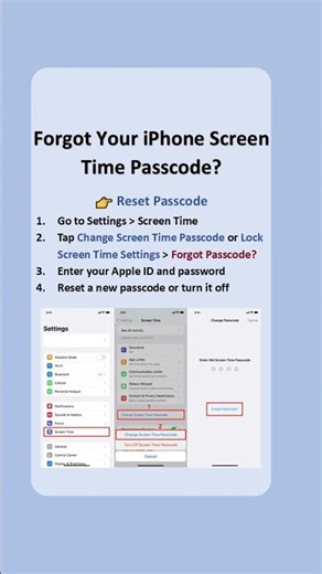 Forgot Your iPhone Screen Time Passcode? Here’s the Fix!