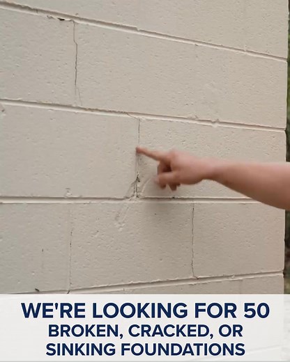 Are you a VIRGINIA Homeowner with a home 15 years old? You could qualify! We're looking for 50 broken, cracked or sinking Foundations to repair with our new 2025 Foundation Repair Program This program helps homeowners repair and reinforce their foundation with 50% OFF the labor cost. Spots are going fast, act now before they’re gone! 👉Tap below to see if you qualify today. | 58 Foundations & Waterproofing