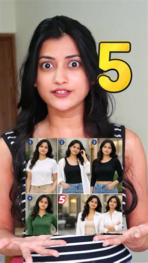 5 Basic Tops = 50+ Outfits 😍 Budget Wardrobe Must-Haves ₹250 Range