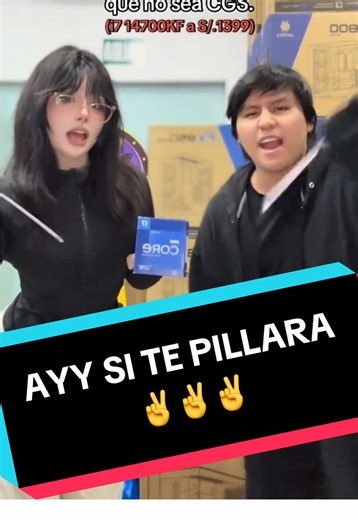 AYYY SI TE PILLAMOS ✌️ @Jennie So #cgscomputer #cyberplaza #pcgamer #intel #trendingvideo