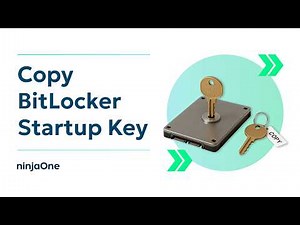 How to Copy an OS Drive Startup Key Encrypted by BitLocker in Windows