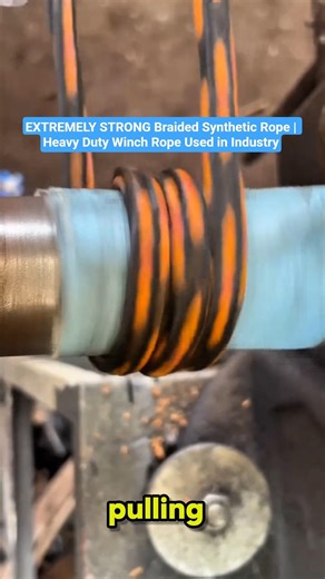 Industrial Braided Synthetic Rope / Winch Rope