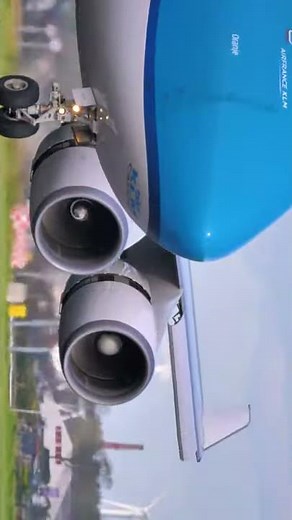 B747-400 KLM Landing at 🇳🇱