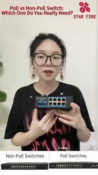 PoE vs Non-PoE Switch: Which One Should You Choose?