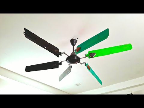 Experimenting with the design of a 6-bladed fan and the rotation of a ceiling fan 🔆