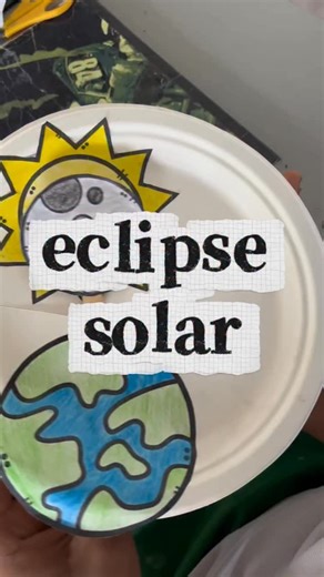 1.5K views · 606 reactions | Aprendimos sobre el eclipse solar a través de una actividad práctica y divertida con materiales sencillos.  #CienciasNaturales #Educación #Pedagogía #EclipseSolar | Profe Diana Paola | Facebook