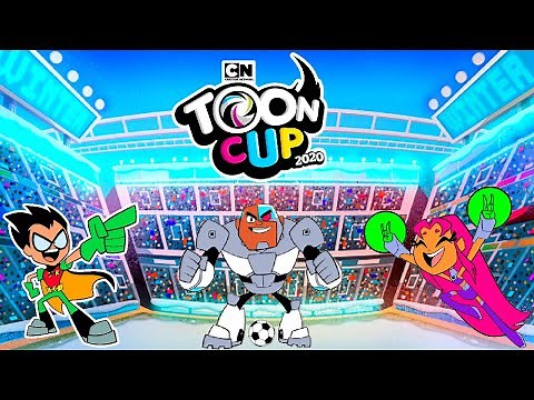 TOON CUP 2020 - ROBIN, STARFIRE AND CYBORG PLAY A SOCCER TOURNAMENT - CARTOON NETWORK GAMES