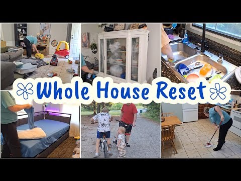 EXTREME CLEAN WITH ME 🧼 Realistic Mom Life + Whole House RESET #zonli