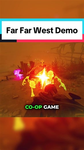 Survive The Wild West In This Co-Op Game! 🤠 🎮 Far Far West 🗓 2026 (Demo Out Now) 👥 Single Player & Online Co-Op 🖥 PC (Steam) #gamingontiktok #whattoplay #friendslop #ffwpartner @Far Far West