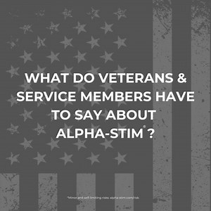 What do Veterans and Service Members say about Alpha-Stim? Here are just a few of the wonderful testimonials we've received over the years. If you're a Service Member or Veteran, you can learn more here bout how to get Alpha-Stim: https://bit.ly/3qC8aF9 *Minor and self-limiting risks: https://bit.ly/3IqFK7K. | Alpha-Stim