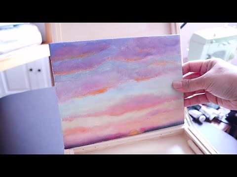 I MADE MY OWN POCHADE BOX FOR PLEIN AIR PAINTING! (DIY for non-handy people/Homemade)