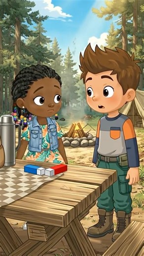 How Do Magnets Work? 🧲 Kids Science Experiment! #Shorts