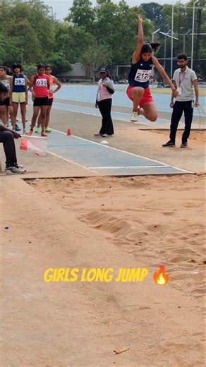 girls long jump 🔥#shorts #trending #viral #longjump #sports #athlete