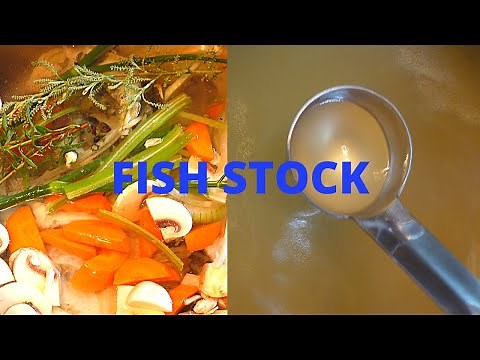 How to make Fish Stock (Fumet) like a pro!