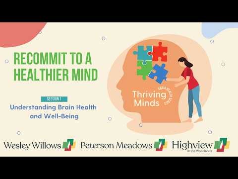 Understanding Brain Health and Well-Being - Thriving Minds Brain Health Series (Session 1)
