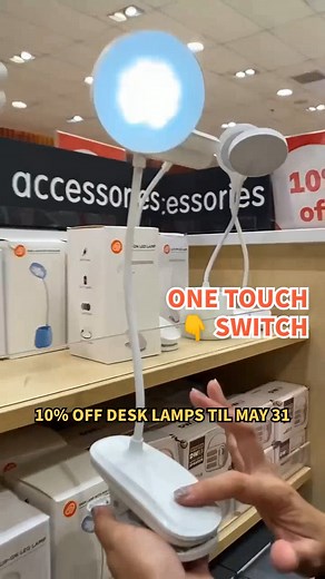 Bend & snap! 😉 Enjoy 10% OFF on portable desk lamps until May 31, 2023! 👤 Order via Personal Shopper: http://bit.ly/3ZqkfZy 📞 Viber 0917 8STATIO (0917 8782846) available M-F 8AM-5PM excluding holidays 🏬 Visit The SM Store branch nearest you: https://bit.ly/3zsuyT6 #SMStationery #SMStore #SMSupermalls | SM Stationery