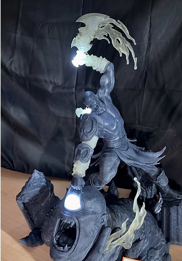 Wiring LEDs for God of War Kratos Figure
