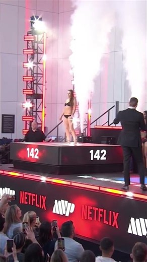 Stunning! 🔥 Ronda Rousey shines at the official weigh-in #RondaRousey #UFCWeighIn #RowdyRonda