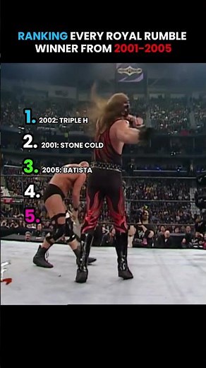 Ranking Every Royal Rumble Winner From (2001-2005)